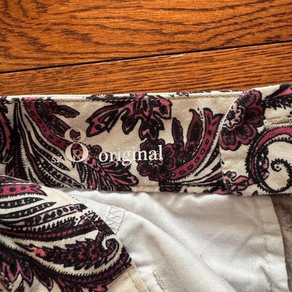 Ann Taylor Loft Paisley Shorts Size 8 - Picture 5 of 6